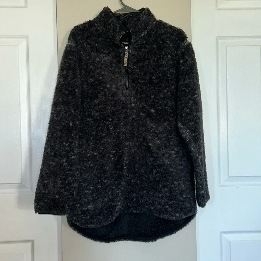 3/$10 Canyon Creek Womens Sherpa Pullover Sz Large - Picture 2 of 4